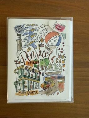 Pensacola Signet Sealed watercolor notecards